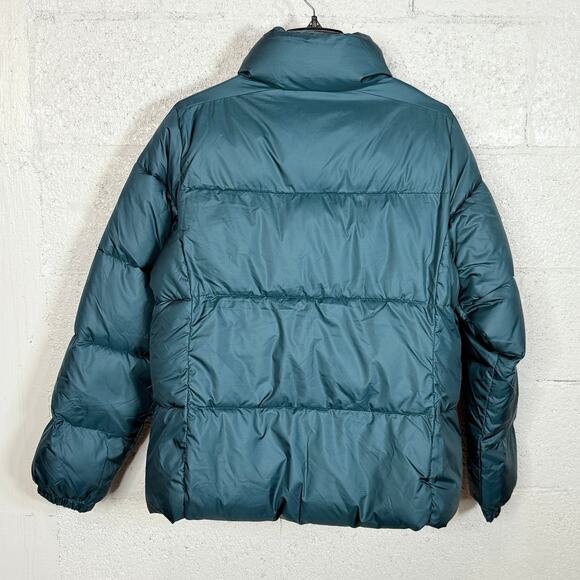 COLUMBIA Women's Puffect Colorblocked Jacket- night wave Small MSRP $180 - Picture 2 of 7